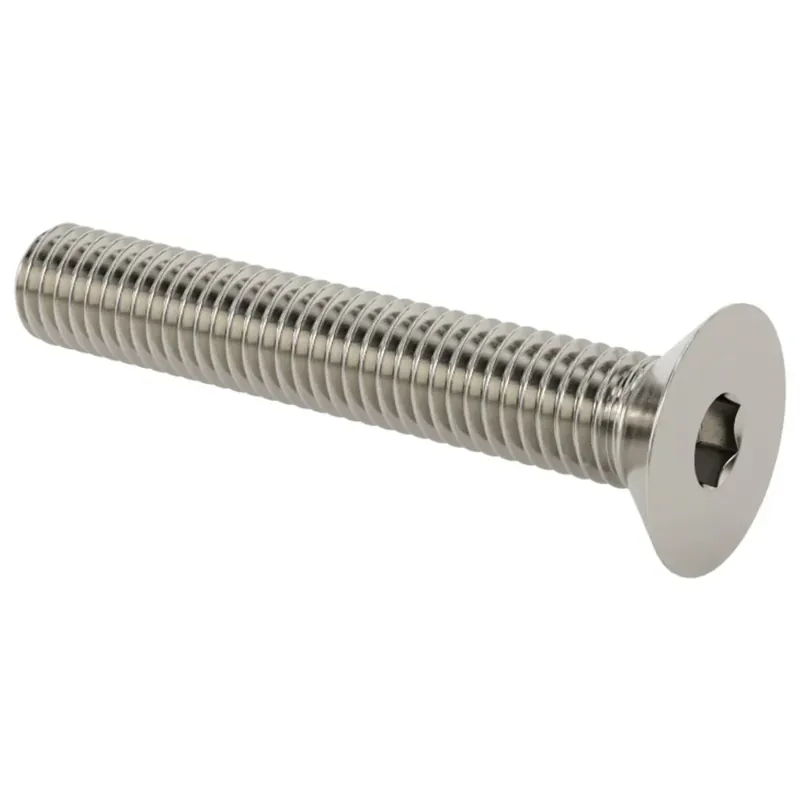 Place Order M8-1.25 X 40mm Socket Cap Screws Flat Head Hex Socket Drive Fully Threaded 18/8 Stainless Steel (100 / Pkg.)