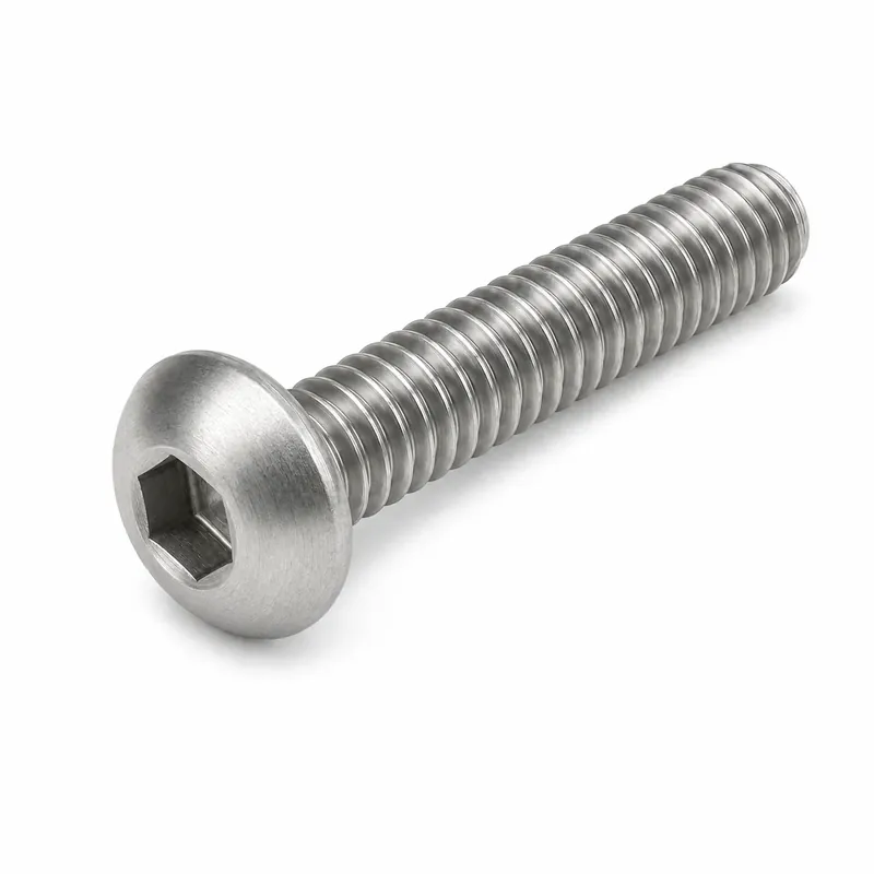 Authentic 1/2-20 X 5/16" Socket Cap Screws Button Head Hex Socket Drive Fully Threaded 18/8 Stainless Steel (50 / Pkg.)