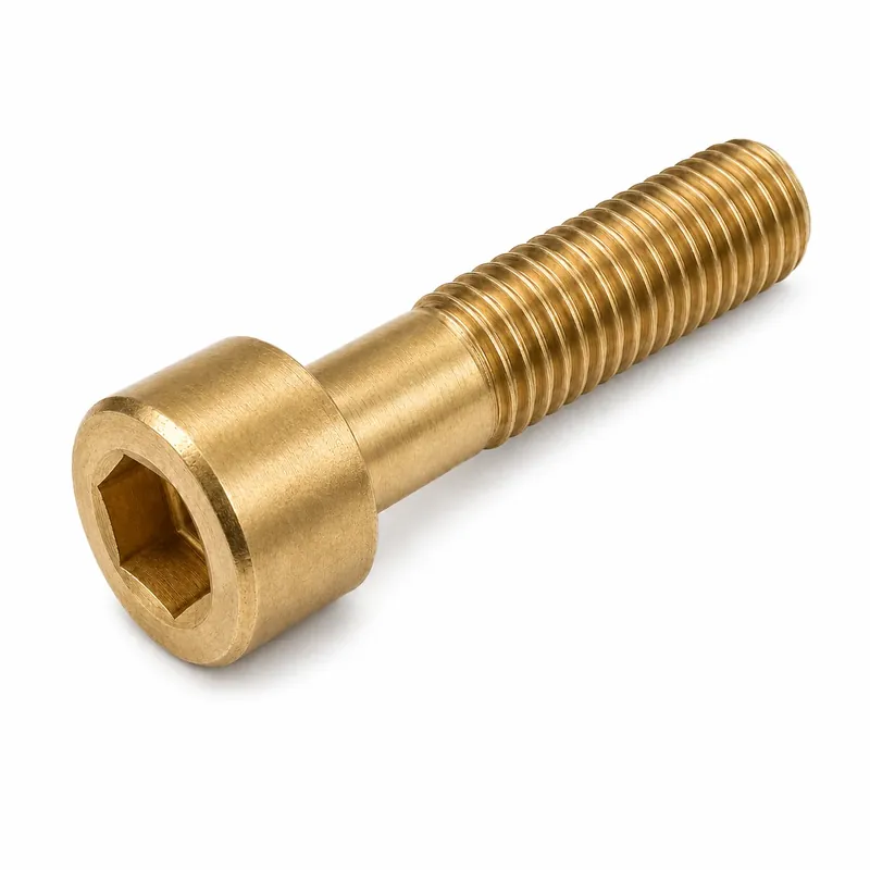 Budget 4-40 X 1/4" Socket Cap Screws Hex Socket Drive USA Made Fully Threaded Brass (100 / Pkg.)