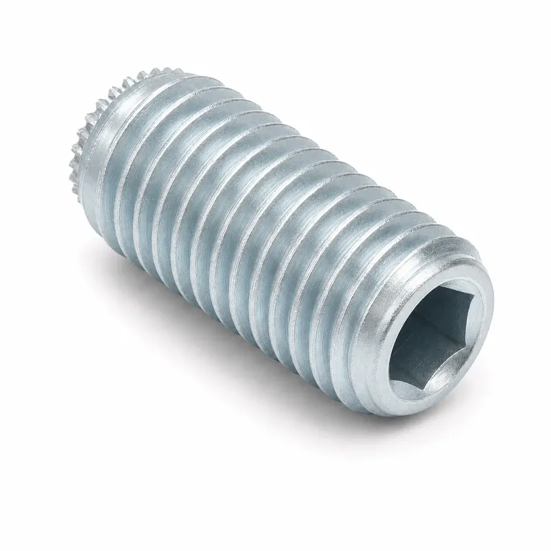 1/4-20 X 5/16" Knurled Cup Point Socket Set Screws Alloy Steel Zinc Plated (100 / Pkg.) Factory Price