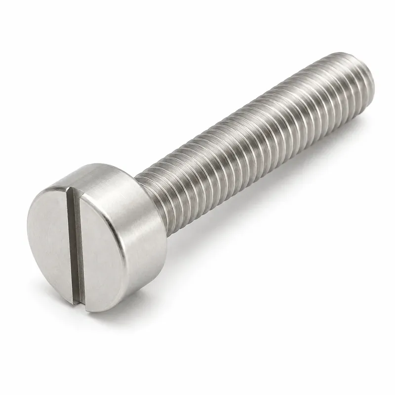 Discount M3-0.5 X 45mm Cheese Head Machine Screws Slotted Drive 18/8 Stainless Steel (200 / Pkg.)