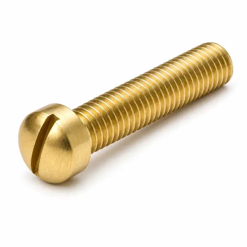 Budget 4-40 X 1/4" Fillister Head Machine Screws Slotted Drive Brass (400 / Pkg.)