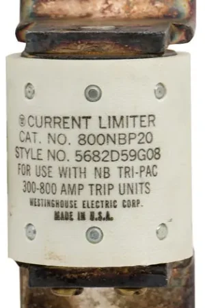 Westinghouse 800NBP20 Current Limiting Fuse Instant Buy