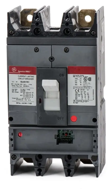ABB / General Electric SGLA26AT0600 - 600A 2 Pole Molded Case Circuit Breaker Instant Buy