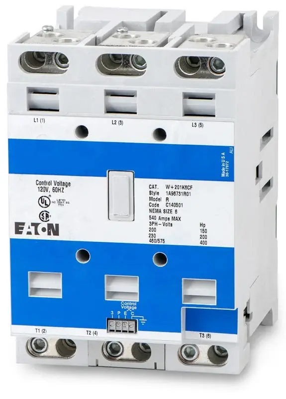 Eaton/Cutler-Hammer W+201K6CF Contactor Same Day Shipping