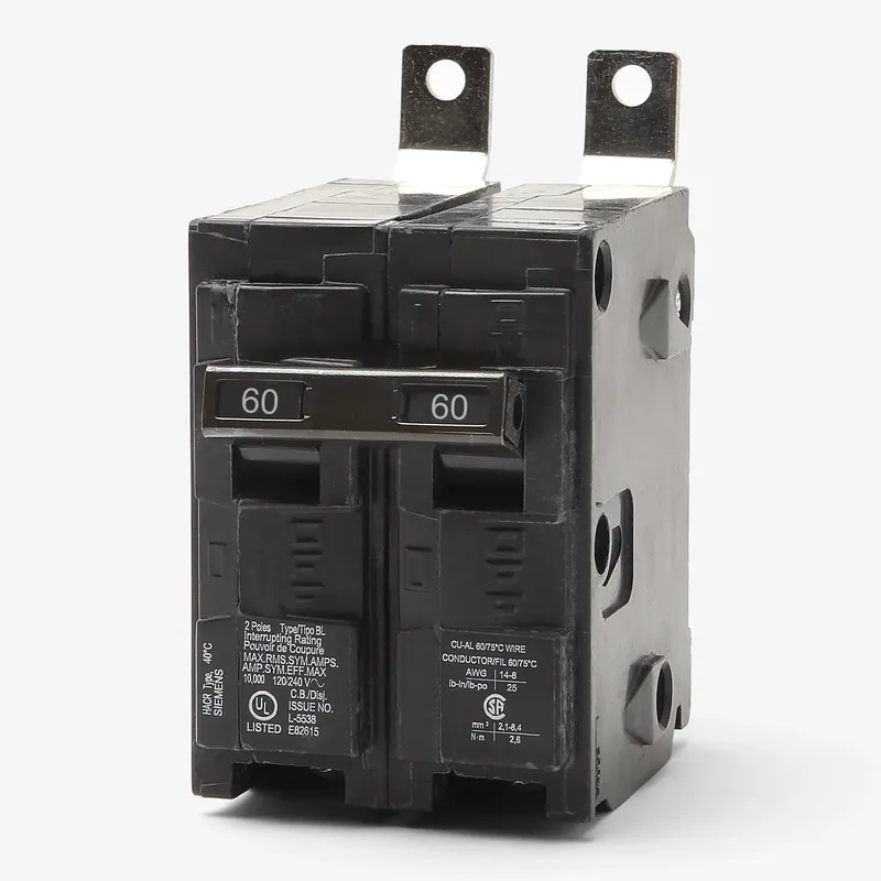 Must Have Siemens B260HH - 60A 2 Pole Molded Case Circuit Breaker