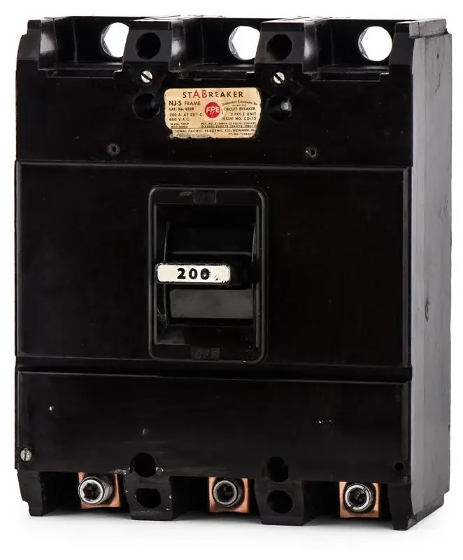 Federal Pacific NJS63200 - 200A 3 Pole Molded Case Circuit Breaker Trending