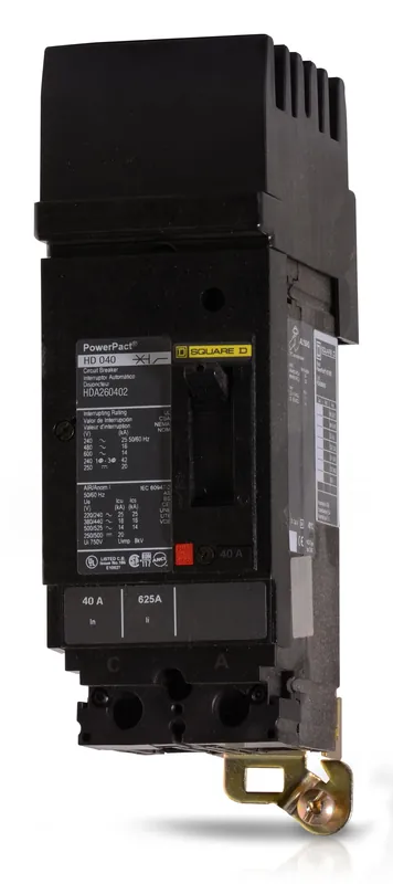 Hassle-Free Returns Square D HDA260402 - 40A 2 Pole Molded Case Circuit Breaker