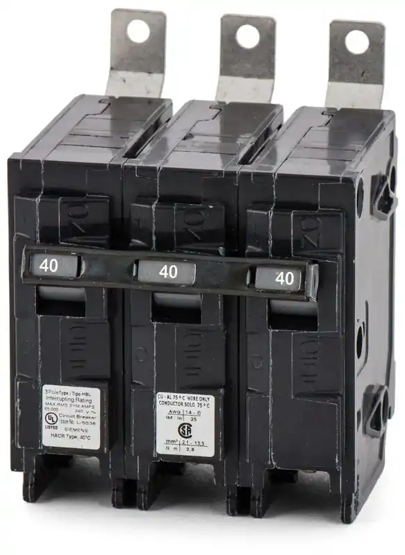 Siemens B340HH - 40A 3 Pole Molded Case Circuit Breaker Secure Checkout