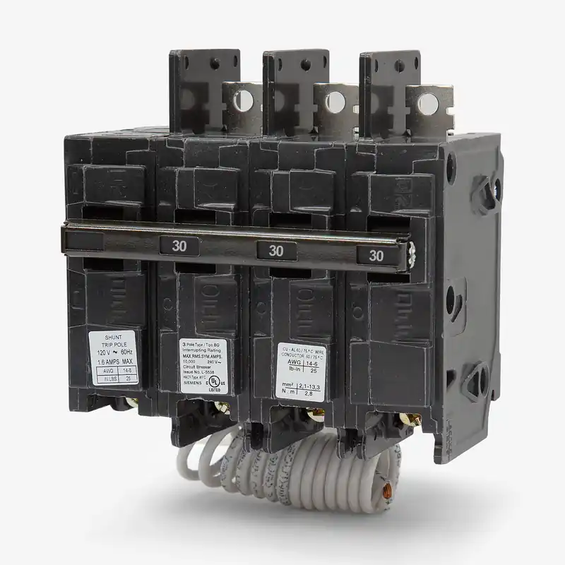 Time-Limited Siemens BQ3B03000S01 - 30A 3 Pole Molded Case Circuit Breaker