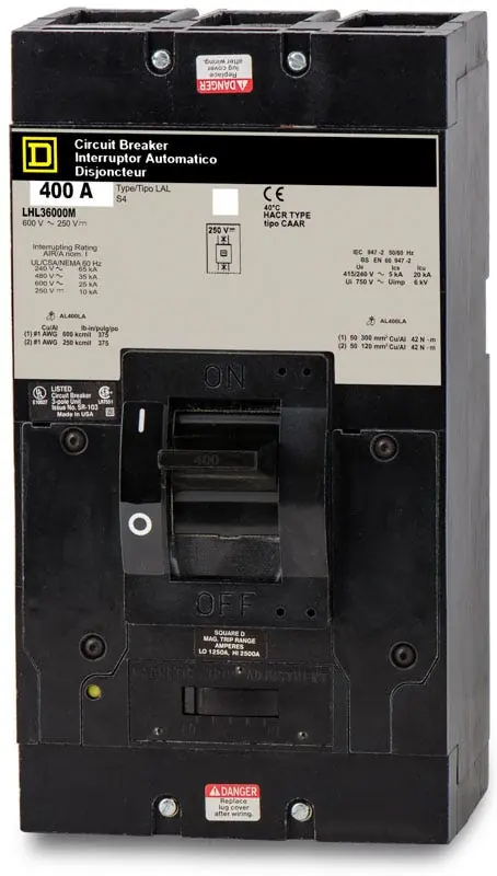 Square D LHL36000M - 400A 3 Pole Automatic Molded Case Switch In Demand
