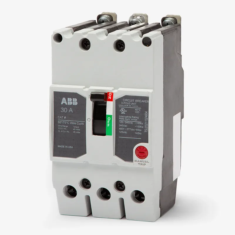 ABB / General Electric TEYL3030B - 30A 3 Pole Molded Case Circuit Breaker Final Sale