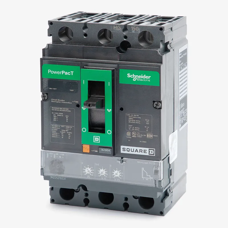 Latest Square D HGL36100U33X - 100A 3 Pole Molded Case Circuit Breaker