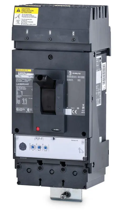 Must Have Schneider Electric LJA36600U44X - 600A 3 Pole Molded Case Circuit Breaker
