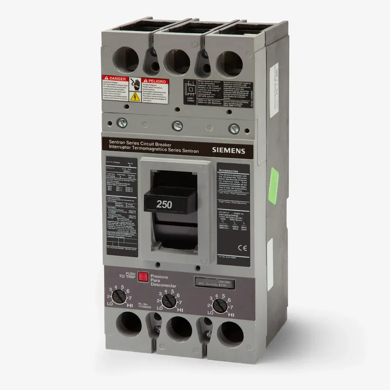 Buy Online Siemens HFXD63B250 - 250A 3 Pole Molded Case Circuit Breaker