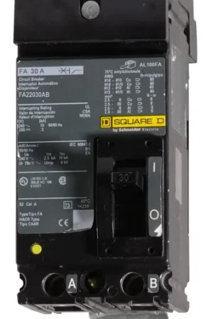 Square D FA22030AB - 30A 2 Pole Molded Case Circuit Breaker Next Day Delivery
