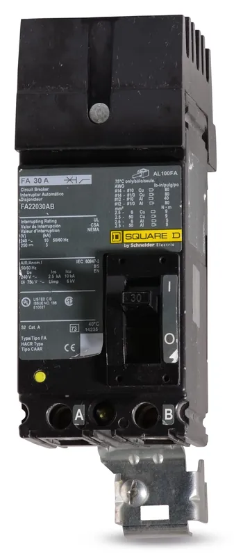 Square D FA22030AB - 30A 2 Pole Molded Case Circuit Breaker Next Day Delivery