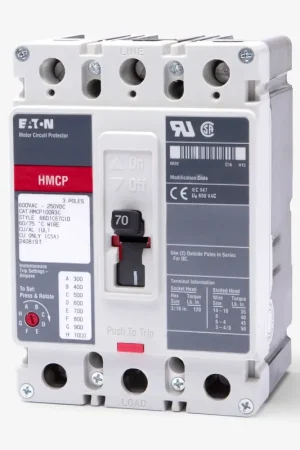 Crafted Eaton / Cutler-Hammer HMCP070M2C - 70A 3 Pole Motor Circuit Protector