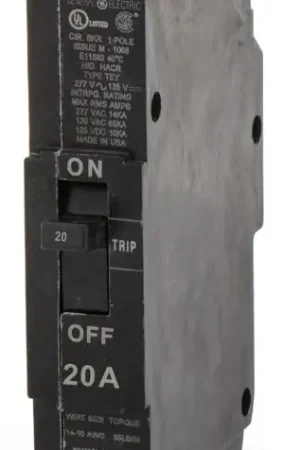 ABB / General Electric TEY120 - 20A 1 Pole Miniature Circuit Breaker Buy Today