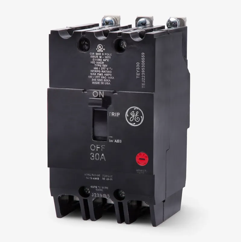 ABB / General Electric TEY330 - 30A 3 Pole Miniature Circuit Breaker Limited Time