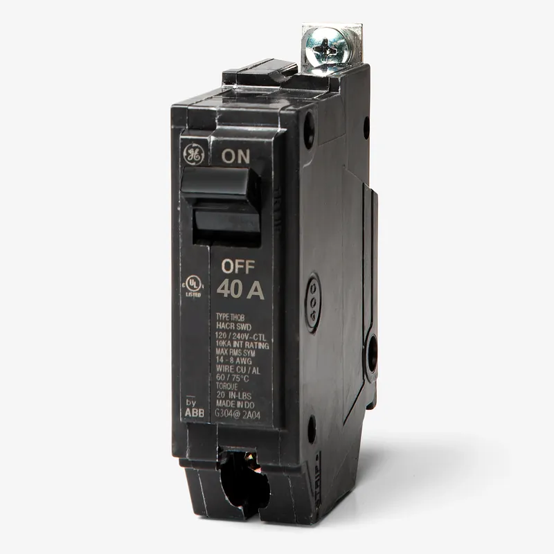 Latest ABB / General Electric THQB1140 - 40A 1 Pole Miniature Circuit Breaker