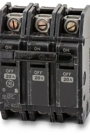 Luxury ABB / General Electric THQC32020WL - 20A 3 Pole Molded Case Circuit Breaker