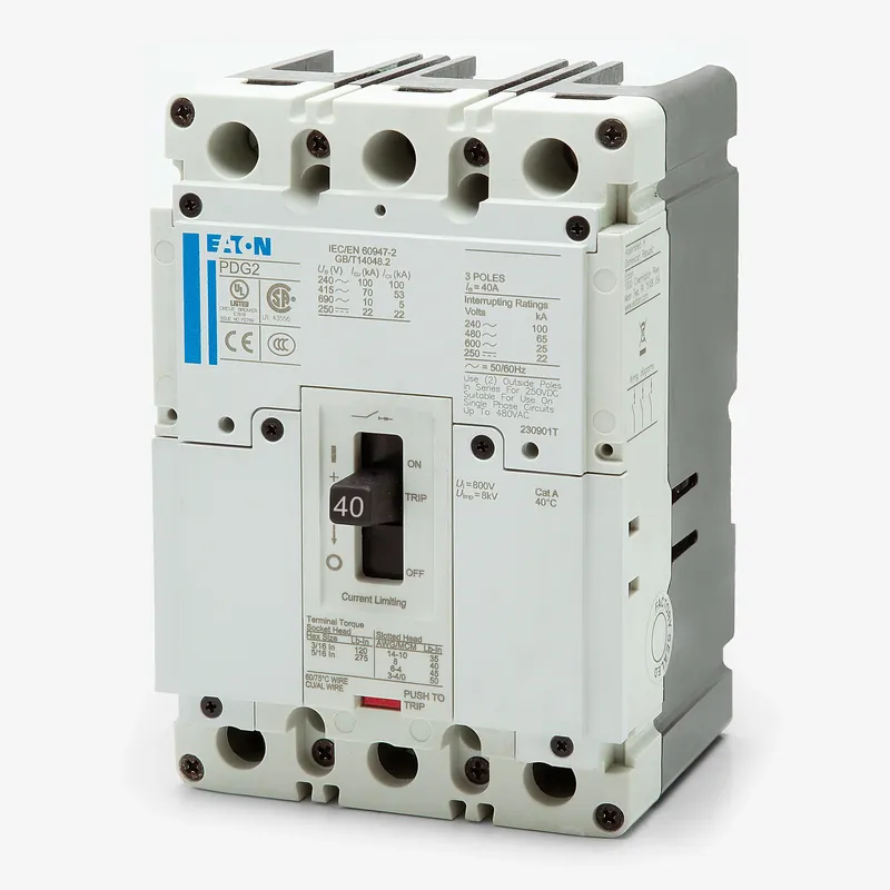 Eaton / Cutler-Hammer PDG23M0040TFFJ - 40A 3 Pole Molded Case Circuit Breaker Mega Sale