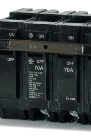 ABB / General Electric THQL32070ST1 - 70A 3 Pole Molded Case Circuit Breaker Markdown
