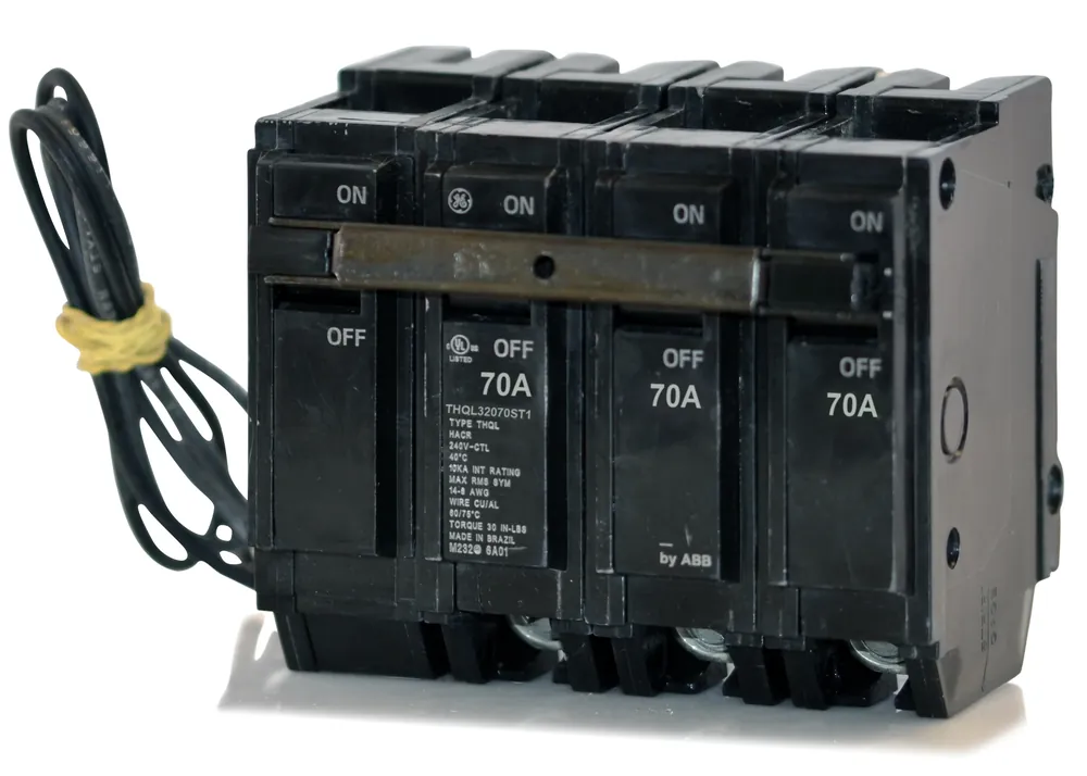 ABB / General Electric THQL32070ST1 - 70A 3 Pole Molded Case Circuit Breaker Markdown