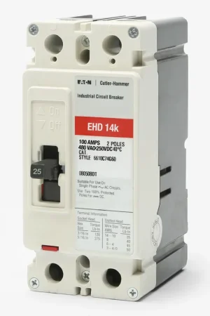 Bargain Eaton / Cutler-Hammer EHD2025 - 25A 2 Pole Molded Case Circuit Breaker