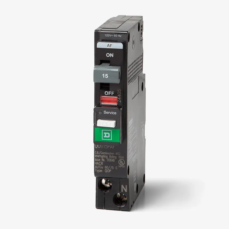 Square D QO115PAF - 15A AFCI Miniature Circuit Breaker Crafted