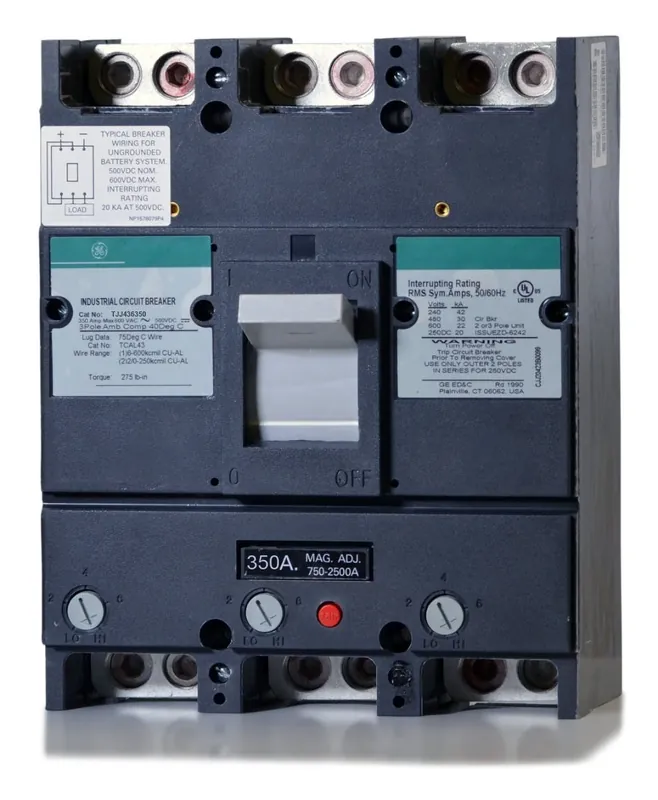 Get Yours ABB / General Electric TJJ436350 - 350A 3 Pole Molded Case Circuit Breaker