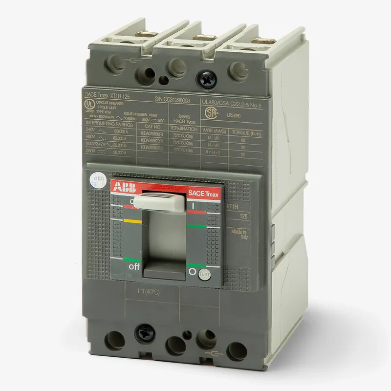 ABB XT1HU3125AFD000XXX - 125A 3 Pole Molded Case Circuit Breaker Trusted Brand
