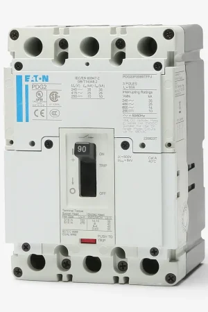 Eaton / Cutler-Hammer PDG23F0090TFFJ - 90A 3 Pole Molded Case Circuit Breaker Special Discount