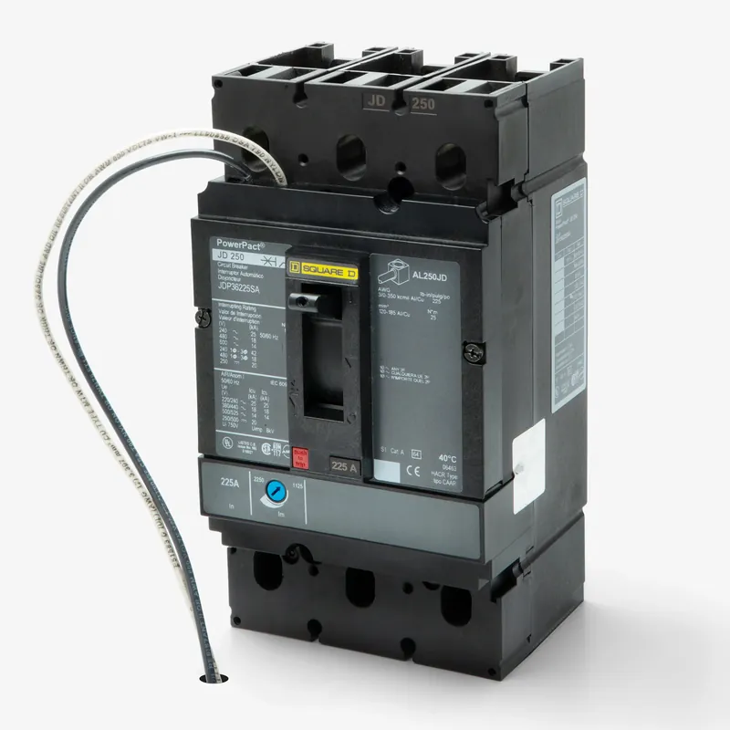 New Release Schneider Electric JDP36225SA - 225A 3 Pole Molded Case Circuit Breaker