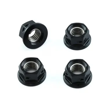 Aluminium Sprocket Nuts M8x(1.25mm) Drilled Pack x4 Buy Today