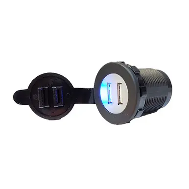 Trending A1-USB2-1-B-2.4A Switch Components – USB-A Dual Port 2.4A+2.4A Independent
