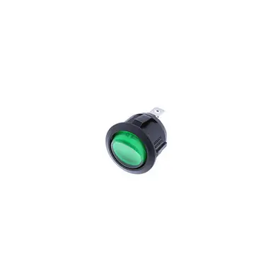 Seasonal Sale RA1-1A-DC-2-GL Switch Components – Round Rocker 3P SPST OFF-ON Green LED