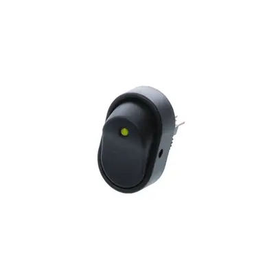 RD2-1A-DC-1-AL Switch Components – Oval Rocker 3P SPST OFF-ON Amber LED Factory Price