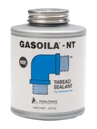 Crafted Midland Metal 983120 Sealants, Tapes/Sealants, 1/2 Pt W/Brush Non-Ptfe Thrd Sealant, Pneumatics