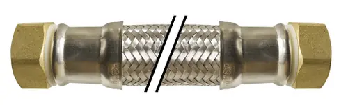 Midland Metal 924118 Stainless Steel Water Heater Connector, Lead-Free Supply Connectors, Lf 3/4 Fip x 3/4 Fip x 18, Plumbing Accessories Luxury