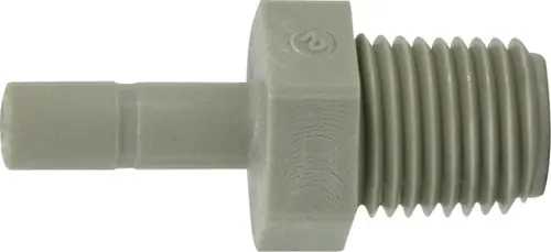 New Release Midland Metal 20528P Adapter, 3/8 in Push-On Hose Stem x 1/4 in MIP, Polypropylene