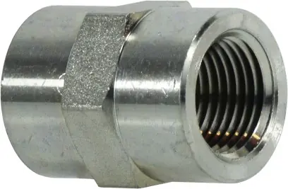 Premium Midland Metal 500032 Pipe Coupling, 2 in FPT x 2 in FPT, Steel