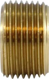 Fan Favorite Midland Metal 28120 Face Bushing, 1 in NPTF x 1/2 in NPTF, 3/4 in, Brass