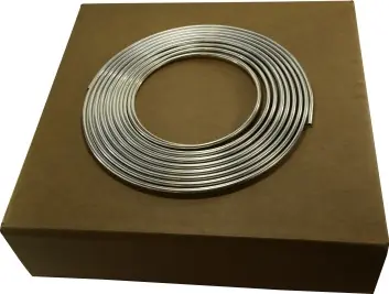 Midland Metal 972191 Easy Bend Tubing, Aluminum, 0.132 in ID, 3/16 in OD, 50 ft L, 0.028 in Thick Wall Last Chance