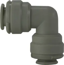 Midland Metal 20155P 90 deg Union Elbow, 5/16 in Push-In Tube x 5/16 in Push-In Tube, Plastic Cheap