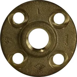 Hot Deal Midland Metal 44797LF Companion Flange, 3 in Threaded, Bronze