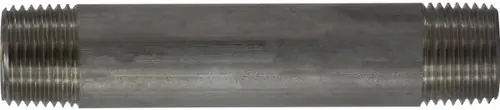 Top Pick Midland Metal 49075 Welded Pipe Nipple, 1/2 in MPT x 1/2 in MPT, 11 in L, Stainless Steel, SCH 40 Schedule