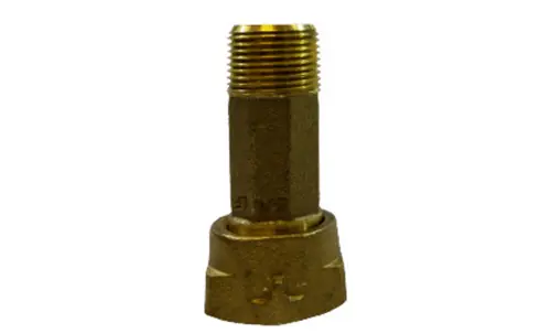 Midland Metal 970257 Water Meter Coupling, 1-1/2 in Nominal, FPT x MPT, 150 psi Pressure Professional Grade