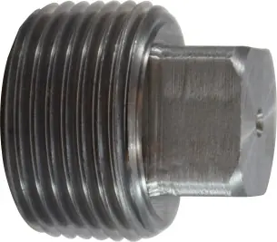 Midland Metal 67656 Solid Square Head Plug, 1-1/4 in MNPT, Steel, Black Best Seller